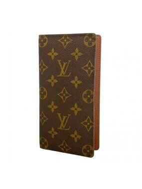 Louis Vuitton Long Bill Holder Monogram Porte-Billets Carte Cles Brown Wallet